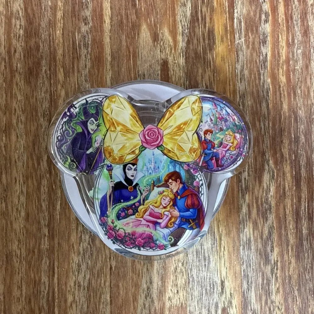 Magnetic Sleeping Beauty Themed Mickey Ears Pop Up Phone Grip